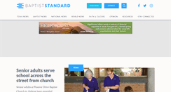 Desktop Screenshot of baptiststandard.com